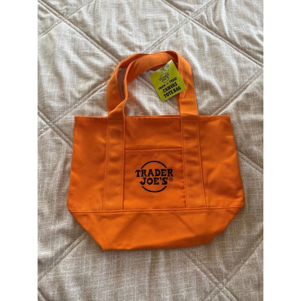 Trader Joe's: Orange Halloween Tote Bag - NWT, Unused - Limited Edition